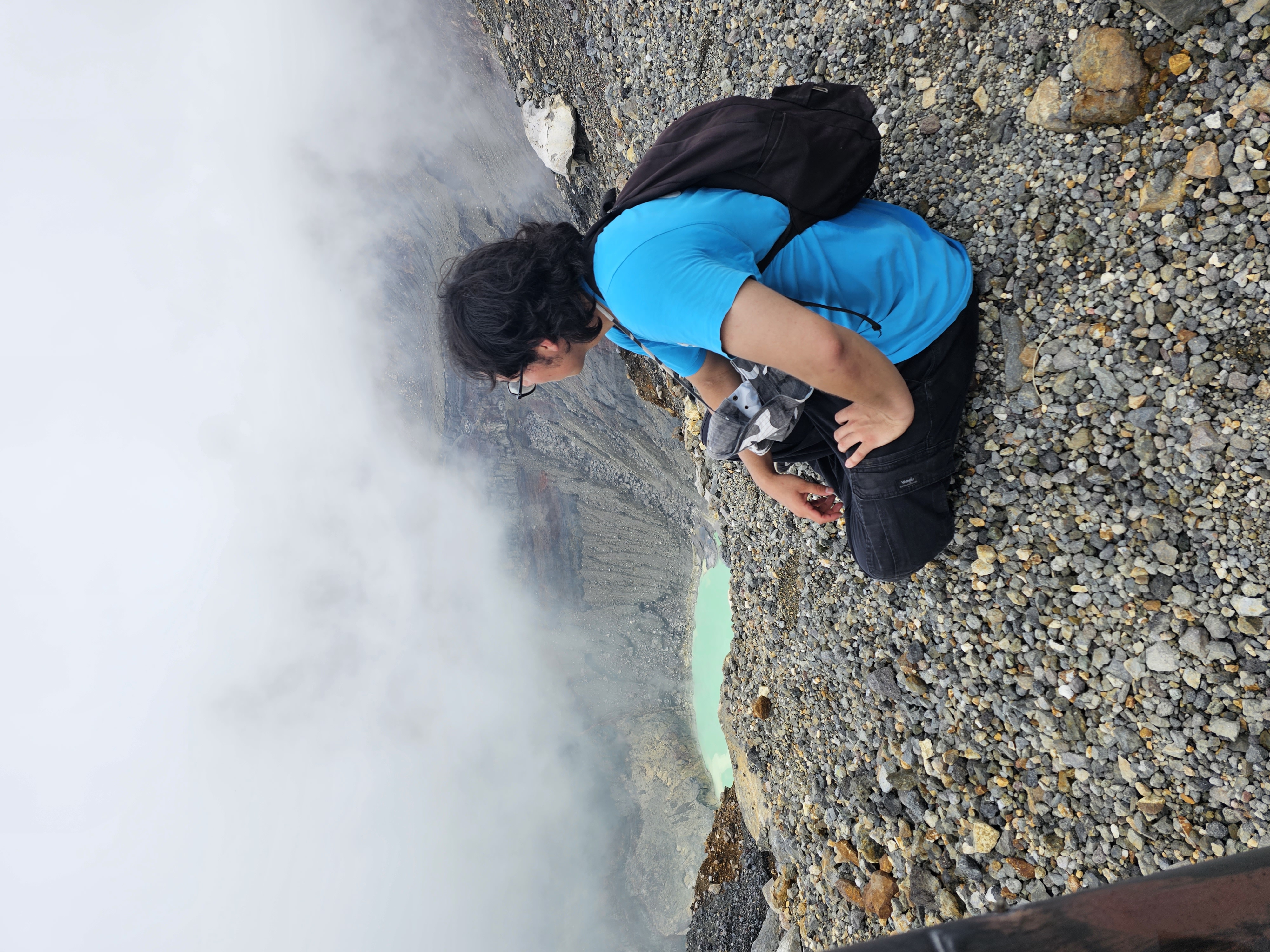 A picture of me staring at Santa Ana Volcano